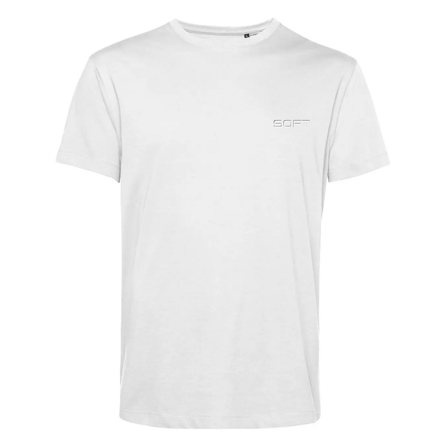 T-Shirt Homme Blanc - Broderie Coeur